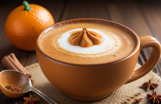 Café de Naranja con Canela y Especias de Cardamomo y Clavo