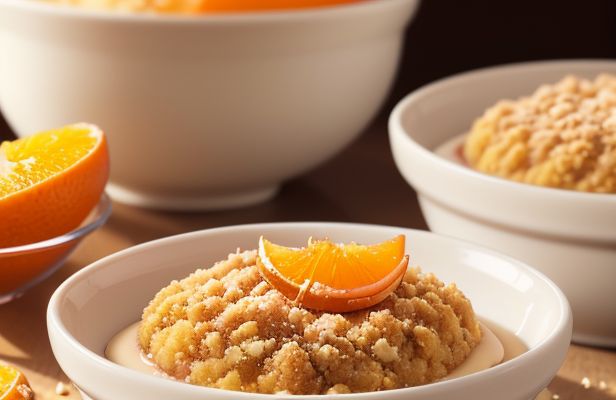 Estruendo de Mazapán y Naranja Confitada para Navidad Familiar