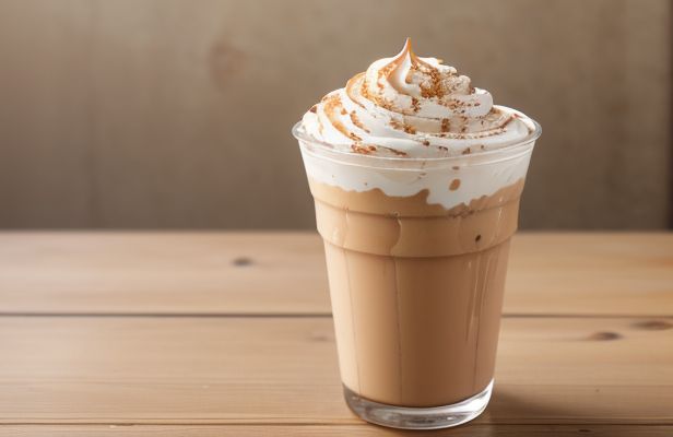 Frappé de Moka y Naranja con Toques de Vainilla y Crema de Almendras
