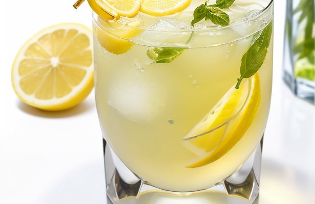Limonada de Hierbas Provenzales con Infusión de Ginebra y Limón Amarillo