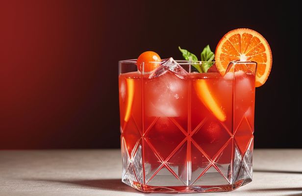 Negroni Italiano con Bitter Campari, Vermut Rosso y Ginebra London Dry