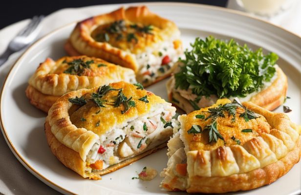 Pastelitos de Pollo y Verduras al Horno para Celebraciones Familiares