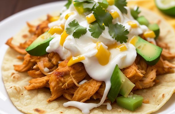 Tacos Dorados de Tinga de Pollo con Salsa Verde Casera y Queso Oaxaca