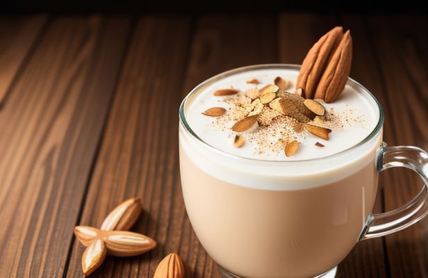 Té Chai de Especias con Leche de Almendras y Jengibre Caramelizado