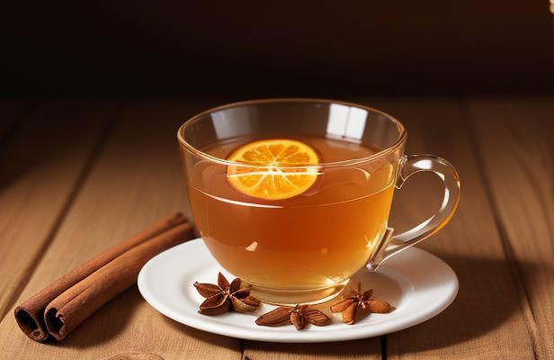 Té de Manzana y Canela con Especias de Otoño y un Toque de Naranja