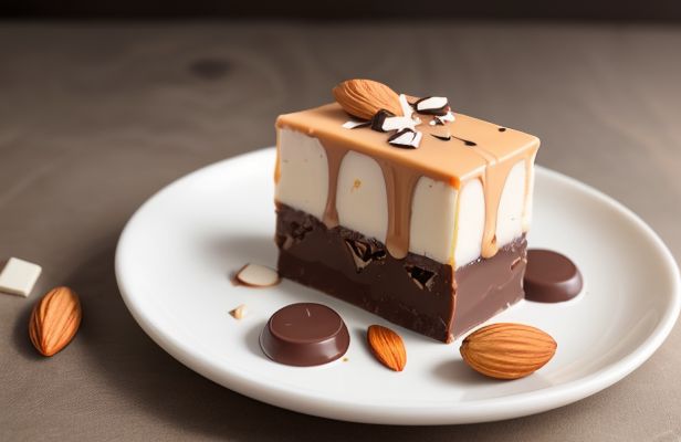 Turrones Cremosos de Almendra y Naranja con Chocolate Negro Fundido